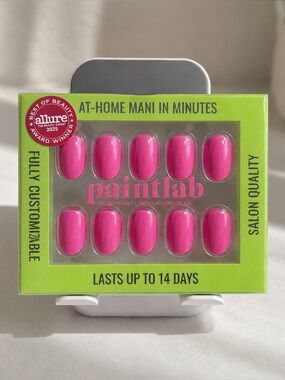 Paintlab Bright Pink Press-On Nails — Salon-Quality At-Home Set